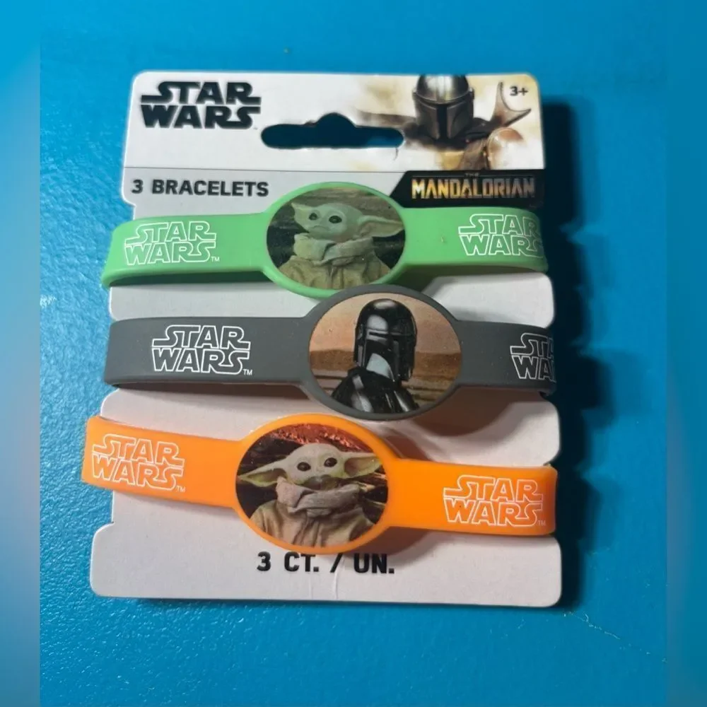 3 NEW! Star Wars Mandalorian Bracelets
